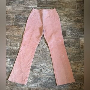 Newport News Jeanology Vintage Pink Leather Pants